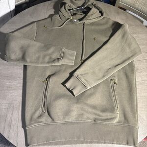 Men's Khaki Hoodie Sweater